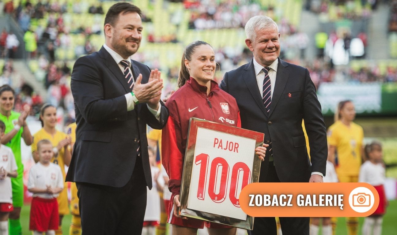 Ewa Pajor, mecz Polska - Rumunia Ligi Narodów UEFA kobiet w Gdańsku